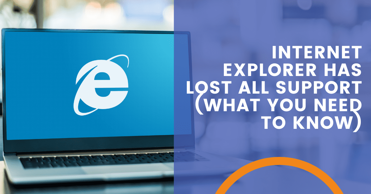 No more support for Internet explorer