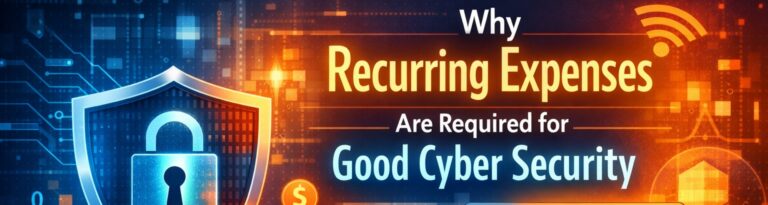 Why Cybersecurity Is a Recurring Expense, Not a One-Time Purchase